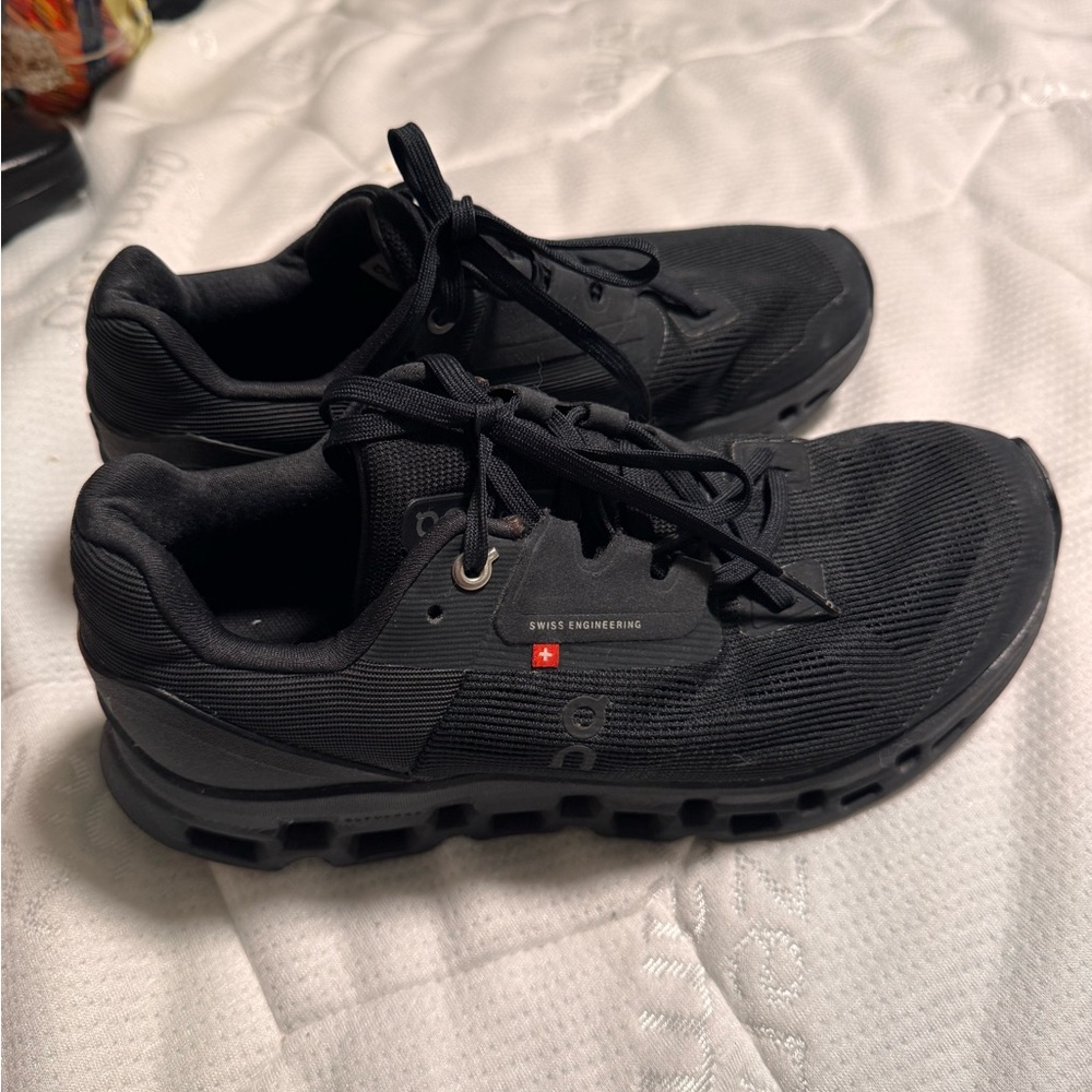 On Running Black Athletic Shoes